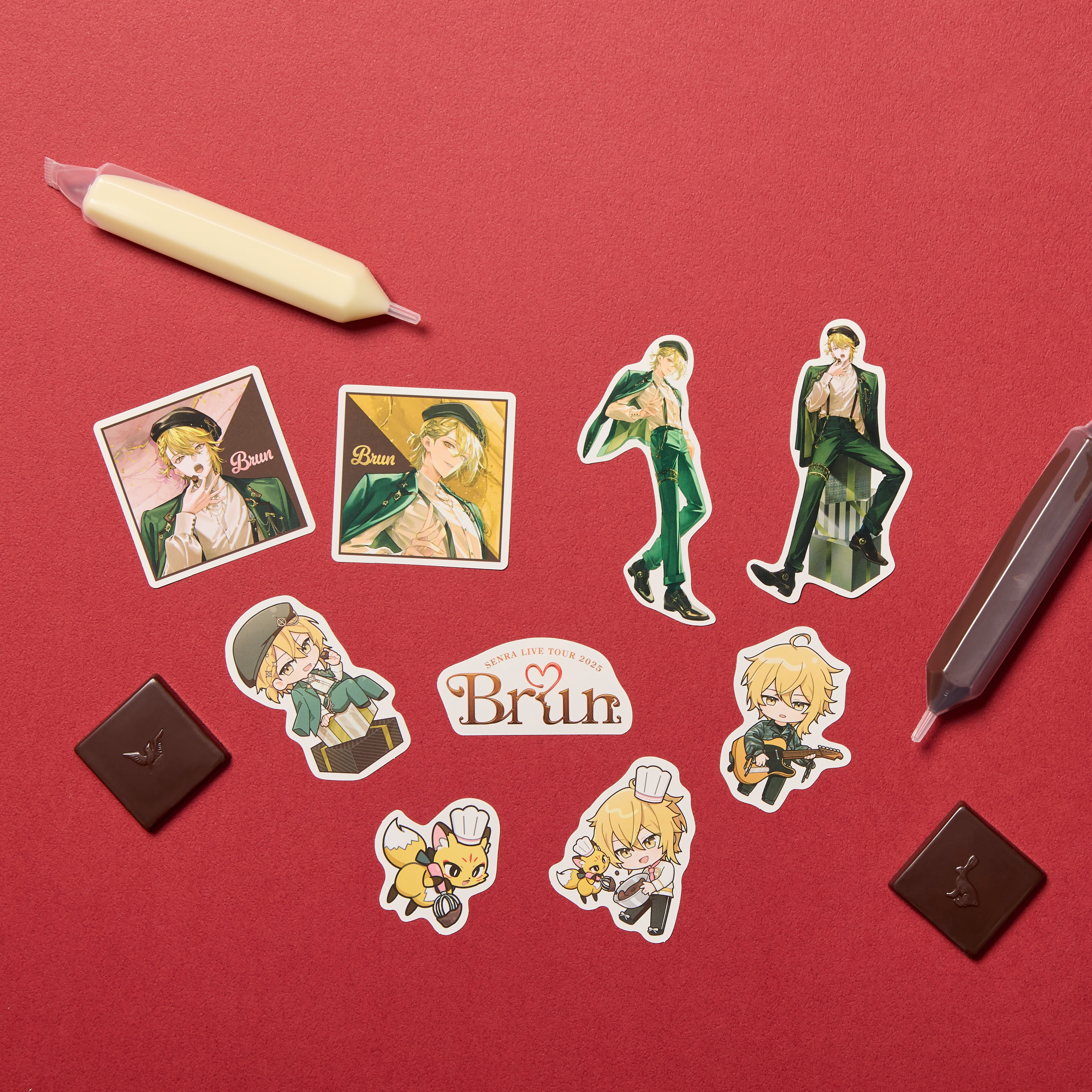 浦島坂田船ステッカー ミニステッカーセット（SENRA LIVE TOUR 2025 -Brun-） – 浦島坂田船