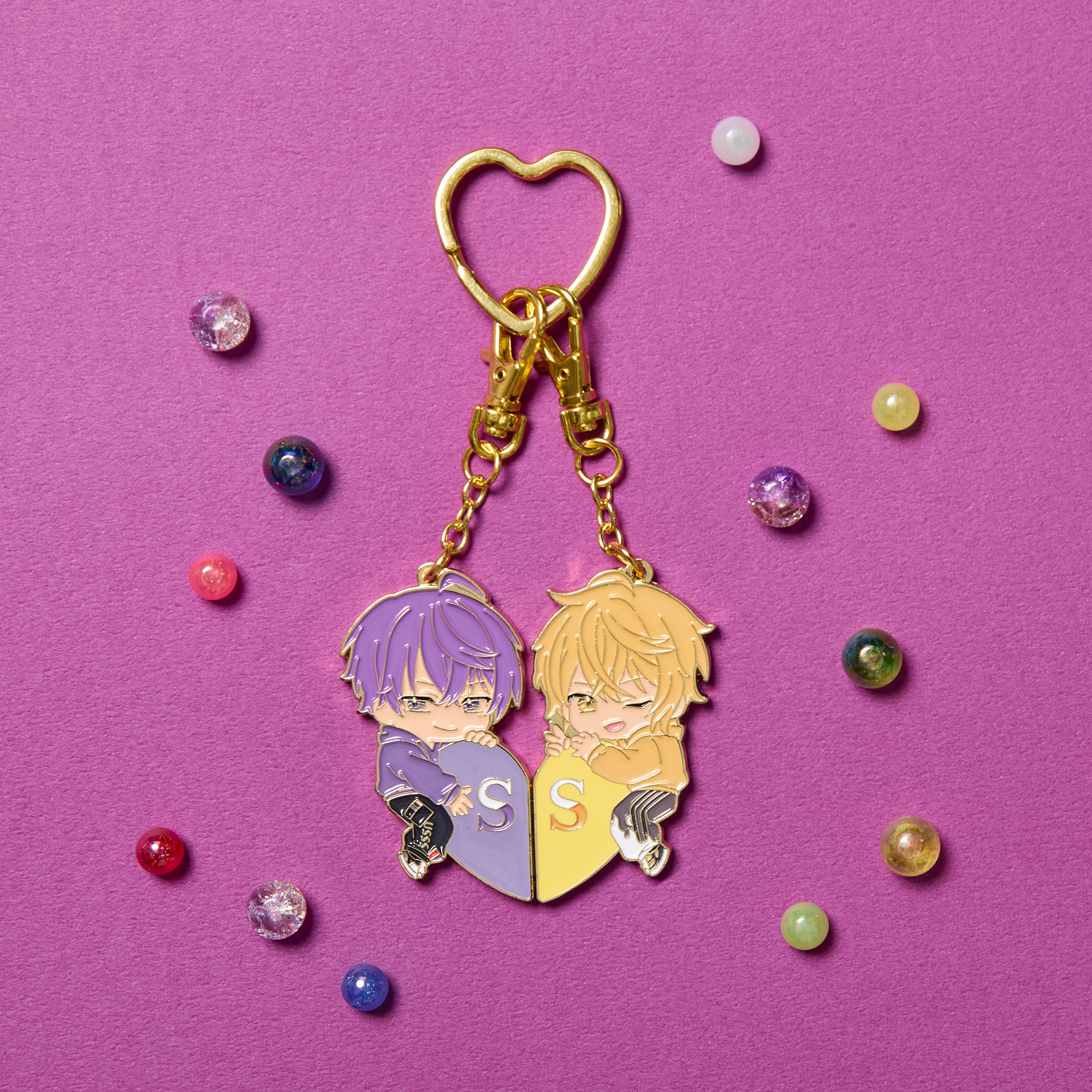 Purple　TenYearsbook10周年号 ニコイチキーホルダー 志麻（Happy Halloweeeen 浦島坂田幽霊船2025