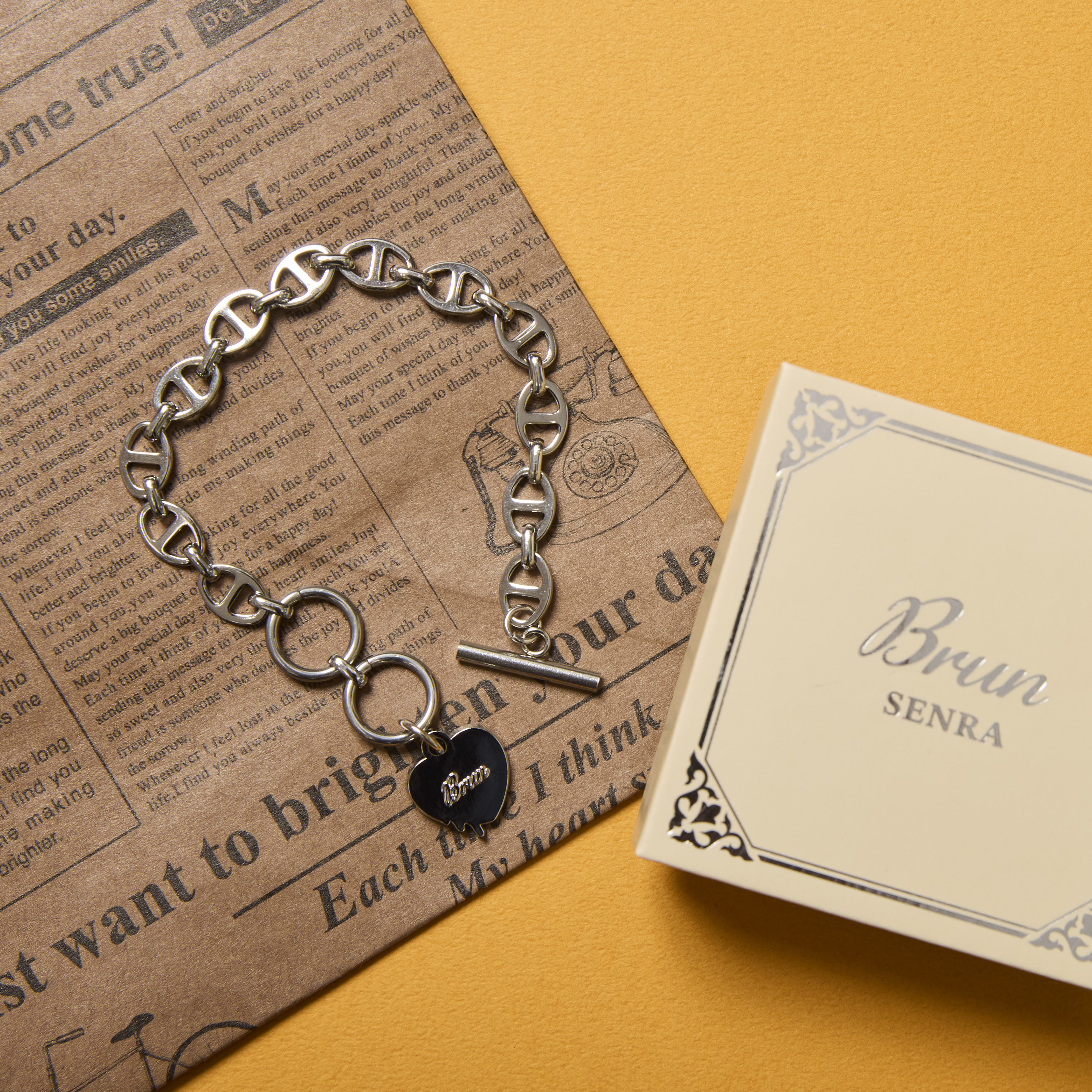 【美品】由布院煙 ラブレスレット KMJB0022LSYG ケンゴ クマ プラス マユ ブレスレット｜ブレスレット