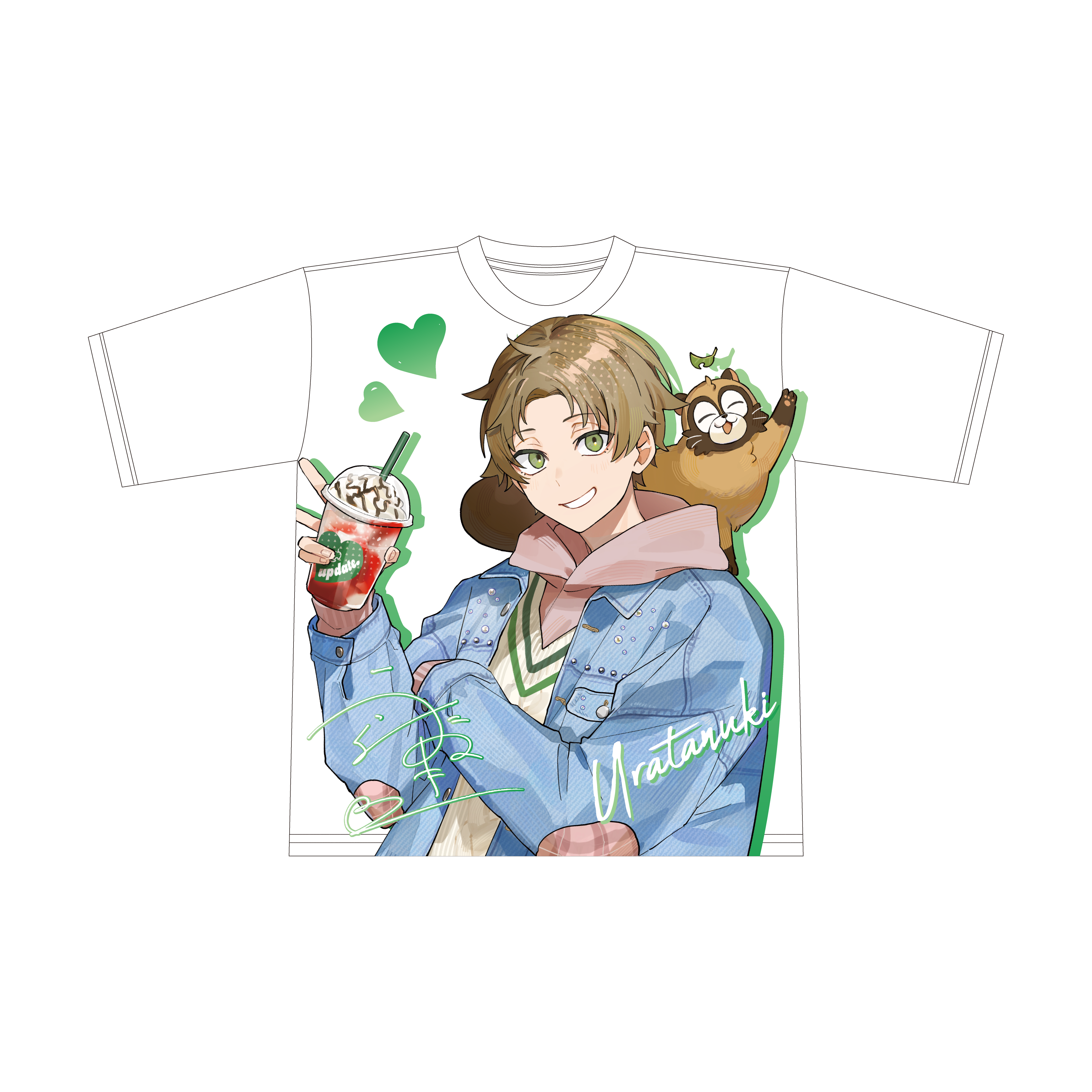 うらたぬき BIG Tシャツ GOODS INFORMATION | Uratanuki Birthday Live 2023 ～Flower～